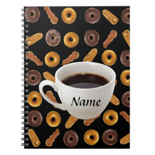 Koffie en donuts  notitieboek