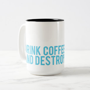 Koffie en Drink Tweekleurige Koffiemok