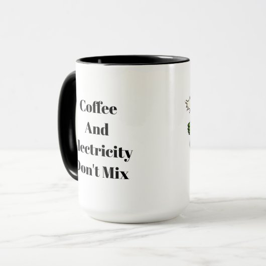 Koffie- en elektriciteitstechnicus of Lineman-Mok Mok (Voorkant links)