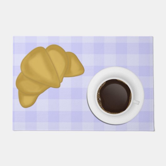 koffie en gebak deurmat (Voorkant)