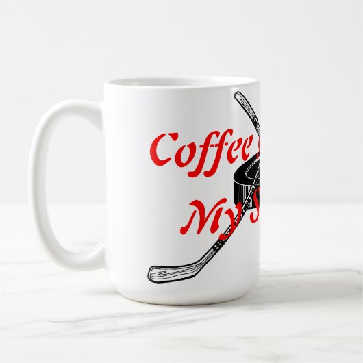 Koffie en Hockey Koffiemok (Links)