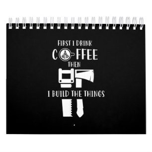 Koffie en houtbewerking kalender