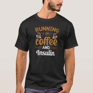 Koffie- en insulinecaffeine t-shirt
