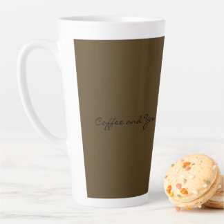 Koffie en jij latte mok