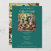 Koffie en Kaarten komen samen (Voorkant / Achterkant)