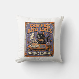 Koffie En Katten Kat Thee Bladeren Koffie Geluksvo Kussen
