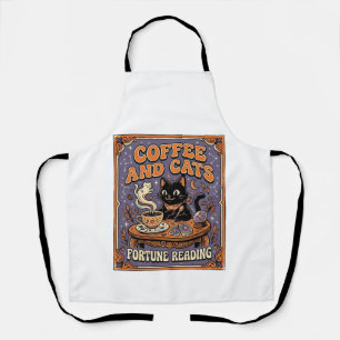 Koffie En Katten Kat Thee Bladeren Koffie Geluksvo Schort