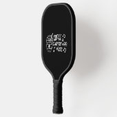 Koffie en kerstmuziek pickleball paddle (Links)