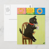 Koffie en krullers II Briefkaart (Voorkant / Achterkant)