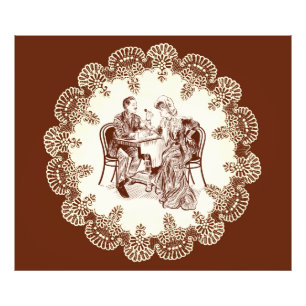 koffie en liefde foto afdruk