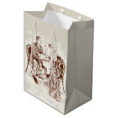 koffie en liefde medium cadeauzakje (Voorkant Gekanteld)