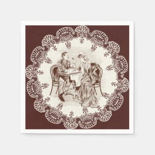 koffie en liefde servet