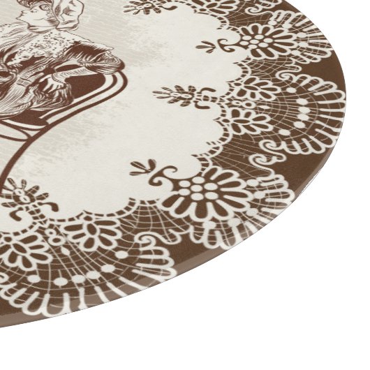 koffie en liefde snijplank (Hoek)