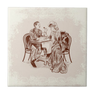 koffie en liefde tegeltje