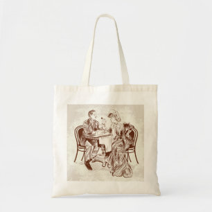koffie en liefde tote bag