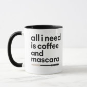 Koffie en Mascara Mok (Links)