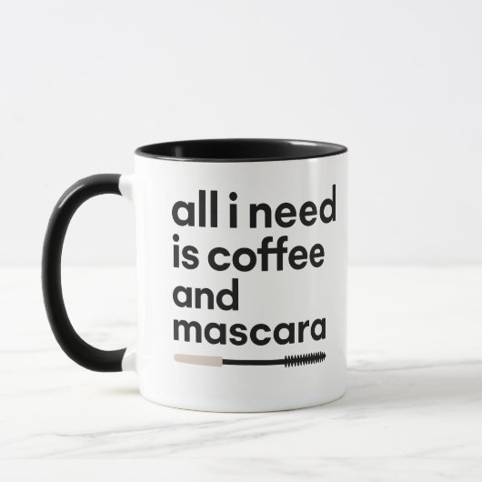 Koffie en Mascara Mok (Links)