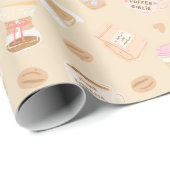 Koffie en Melk Cadeaupapier (Rol Hoek)