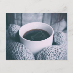 Koffie en mitt briefkaart