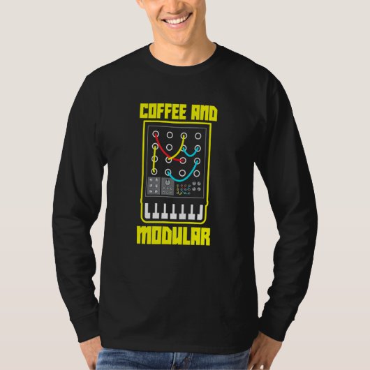 Koffie- en modulair levenssyndroom t-shirt (Voorkant)