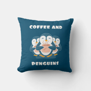 Koffie en pinguïns kussen