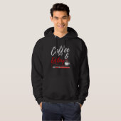 Koffie En Redactie Schrijver Hoodie (Voorkant volledig)
