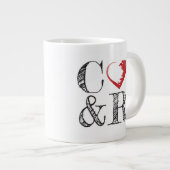 Koffie en revolutie grote Mok (Voorkant rechts)