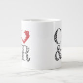 Koffie en revolutie grote Mok (Voorkant)