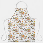 Koffie en Savory Breakfast Bacon | Eieren Patroon Schort (Voorkant)