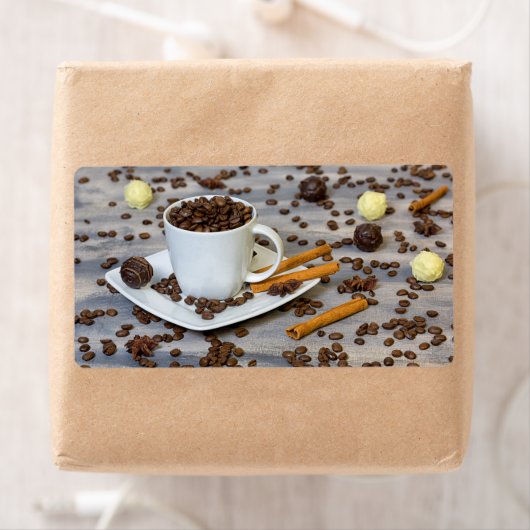 Koffie en specerijen etiket (Insitu)