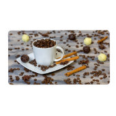 Koffie en specerijen etiket (Voorkant)