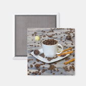 Koffie en specerijen magneet (Voorkant / Achterkant)