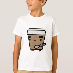Koffie en speer t-shirt
