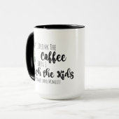 Koffie- en thuiskeuze-Mok Mok (Voorkant links)