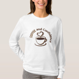 Koffie en vertrouwen t-shirt