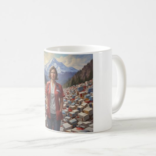 Koffie en verzorging: de perfecte Mok voor verplee (Voorkant rechts)