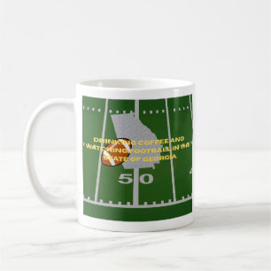 Koffie en voetbal in Georgia Koffiemok
