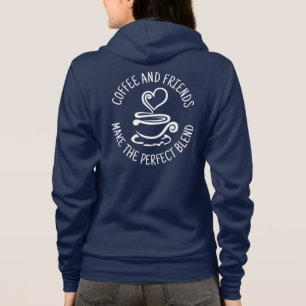 Koffie en vrienden, maak het perfecte mengsel hoodie