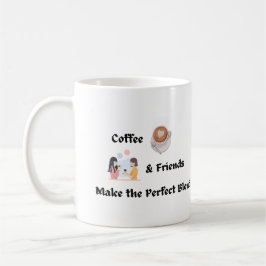 Koffie en vrienden maken de perfecte mix koffiemok