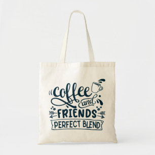 Koffie en vrienden perfecte combinatie tote bag