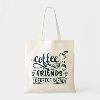 Koffie en vrienden perfecte combinatie tote bag