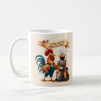 Koffie en Vrolijkheid Haantje Koffiemok
