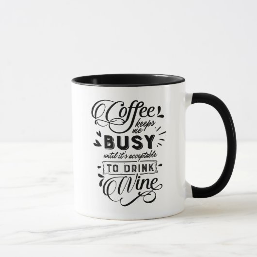 Koffie en wijn mok (Rechts)