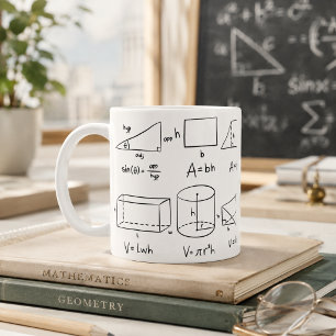 Koffie en wiskunde lossen alle problemen op koffiemok