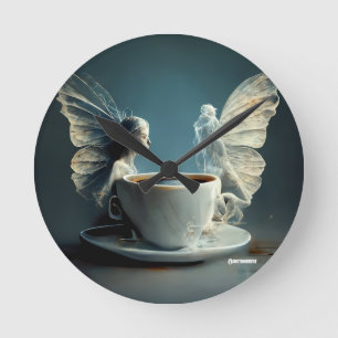 Koffie Engelen Artistieke Klok