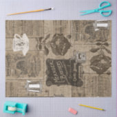 Koffie Ephemera Adverteren Decoupage Art Tissuepapier (Craft)