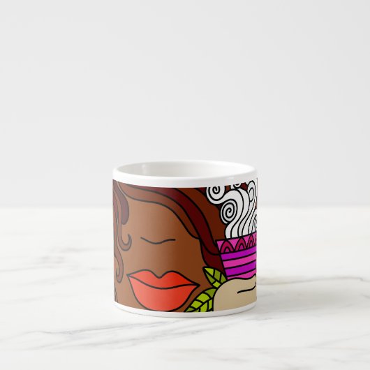 Koffie  Fantasy 2 Espresso Kop (Voorkant)