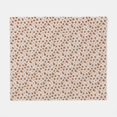 Koffie Fleece Deken (Voorkant (Horizontaal))