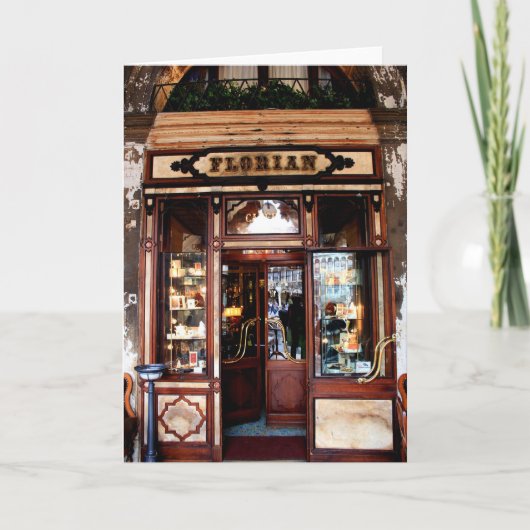 Koffie Florian Venetië Kaart (Voorkant)