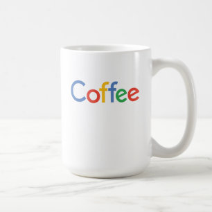 Koffie gegoogled koffiemok